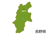 长野县和长野市的地图