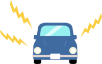 車の盗難装置が鳴っている