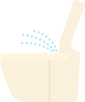Toilet with washlet