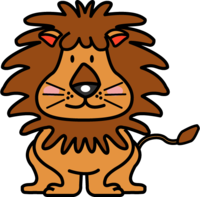 Cute lion