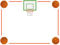 篮球装饰框