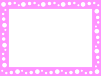 粉红色水珠图案的装饰框
