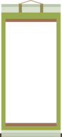 緑色の掛け軸のフレーム飾り枠