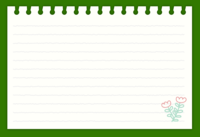 花纹绿色笔记本的装饰框