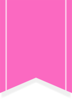 粉色丝带风格标签的装饰框