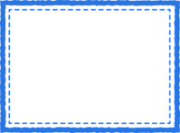 四角いシンプルな二重線のフレーム飾り枠