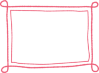 手绘风格简单的装饰框