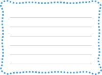 Dotted wave notepad frame Decorative frame