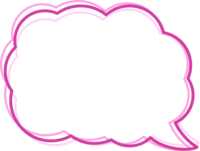 Overlapping balloon frame Decorative frame