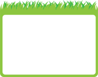 Upper frame of grassland Decorative frame