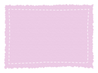 Decorative frame of jagged paper-like frame