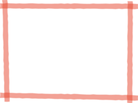 Marker-like frame Decorative frame