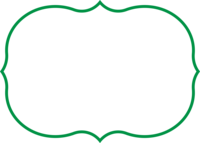 シンプルな飾り罫線のフレーム