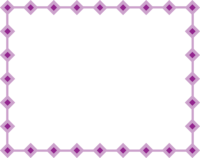 菱形(钻石)包围的简单装饰框