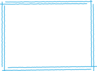 Handwritten style double line simple frame Decorative frame