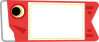 Red carp streamer frame Decorative frame