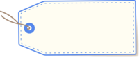 Tag-Tag (blue) frame Decorative frame