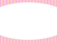 Pink striped frame Decorative frame