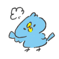 Punsuka angry blue bird