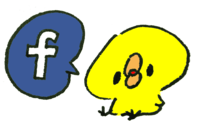 Chick showing Facebook