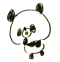 (Oops) and surprised panda