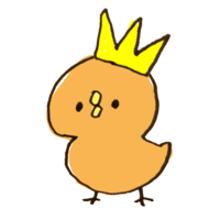 戴王冠的小鸟