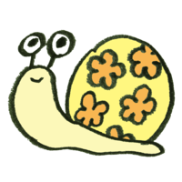 Floral snail