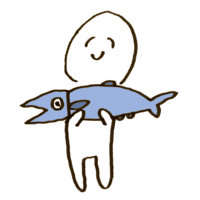 Person holding a fish