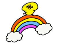 穿越彩虹的小鸡