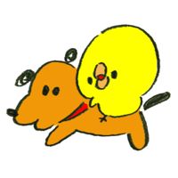 骑在狗身上种野的小鸡