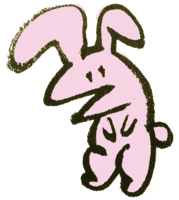 悟りの境地に至ったうさぎ