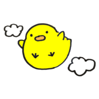 空を飛ぶひよこ