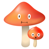 Anthropomorphic mushroom