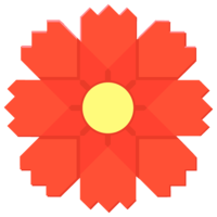 大波斯菊的花