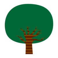 楕円な木