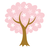 図案桜の木