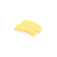 Nigiri sushi (egg)