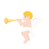 Angel blowing a whistle