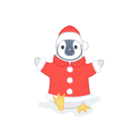 Santa of the penguins