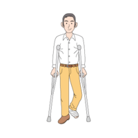 Male crutches