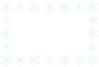 雪の結晶の枠