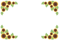 Sunflower frame