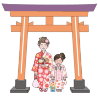 Torii and Shichigosan sisters