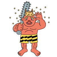 Red demon that can hit beans