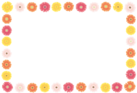 ガーベラの枠