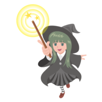 魔法を使う魔女