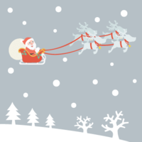 雪とサンタとクリスマス