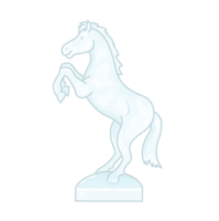 Ice sculpture-horse
