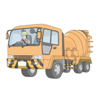 コンクリートミキサー車