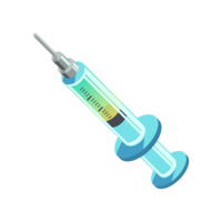 Syringe material used for influenza vaccine administration